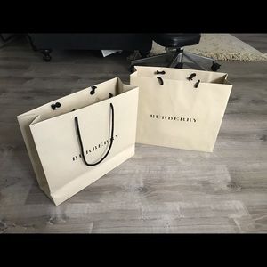2 large bags Burberry